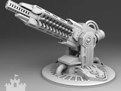The Martian Cannon 3D print model