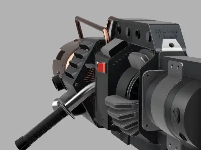 Black Mesa Tau Cannon 3D print model