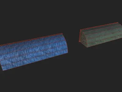 Shop Signs Pack Low-poly 3D model