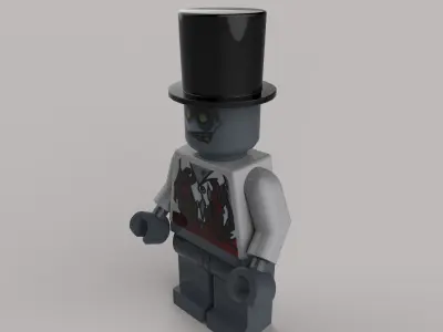Zombie Groom 3D model
