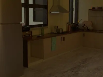 laos Casa Sarandi Montevideo - Scene02 living room 3D model