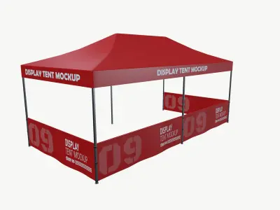 Large Display Tent 3D model