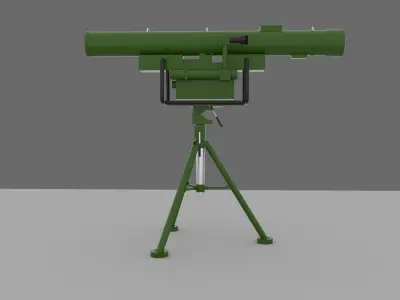 CORSAR light portable missile system 3D model