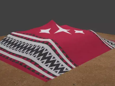 Realistic Camping Tent 3D Model  Game Ready Low-poly 3D model