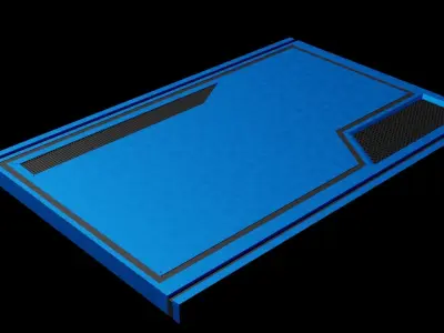 SciFi Panels Kitbash LowPoly Low-poly 3D model