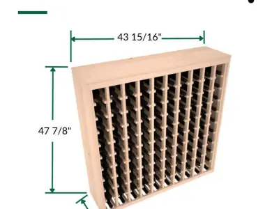 Karnes Deluxe Bottle Floor Wine Bottle Rack Free 3D model