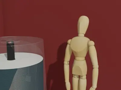 Mannequin - Rigged 3D model