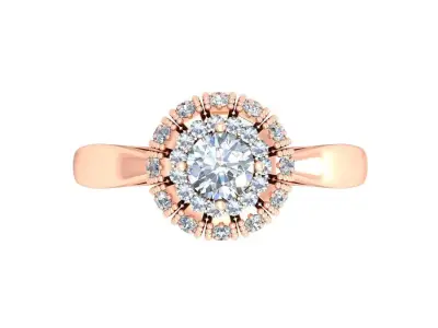 Women Ring  Render 3dm STL OBJ FBX Details 3D print model 207