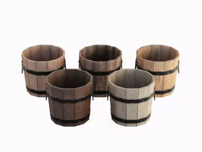 Wooden Bucket Pack B