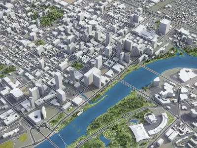 Greater Austin 3D Model Pack