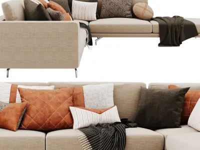 LIONE Corner sofa By Marac 3D model