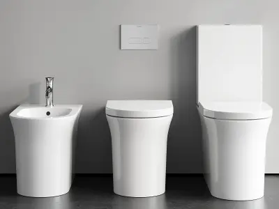 Duravit White Tulip WC 3D model