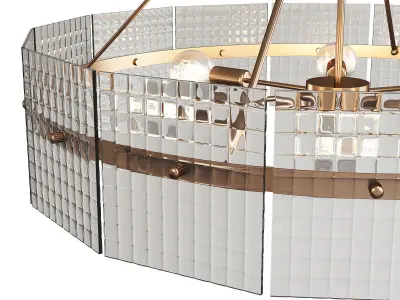 Capital Lighting Drew Chandelier Low-poly 3D model