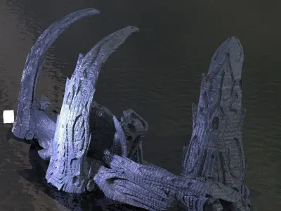 Wraith Hive bridge arch 1 3D model