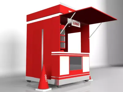 kiosks vending machine 3D model
