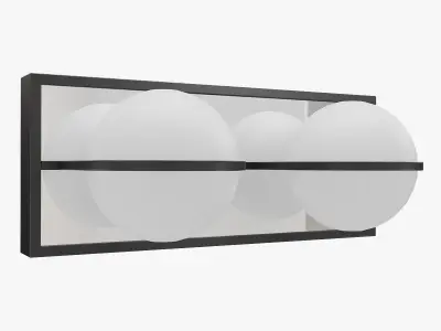 Pearl LED Bath Vanity Wall Light Collection 3D Model Pack