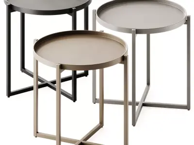 Agathla Tray Side Table by Wade Logan 3D model