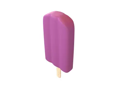 Ice Lolly v2 007 Low-poly 3D model