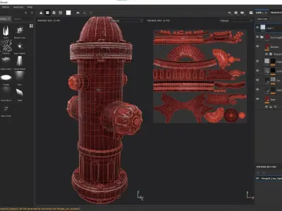 Hydrant 3D model purchase