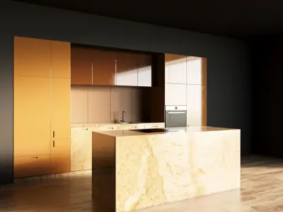 93-Kitchen9 glossy 8 3D model