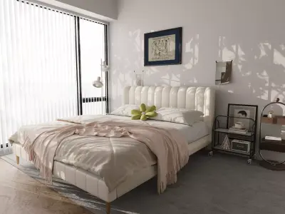 modern bedroom 3D model