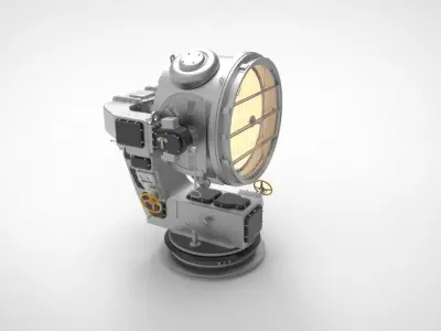 Marine Searchlight 3D model