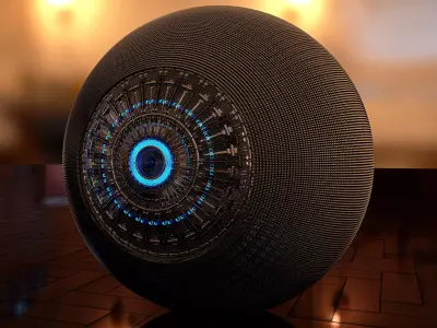 Cyber Eye Implant 3D model