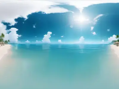 41x 8K Tropical Beach HDRI Pack  360 Cubemaps for Unreal Engine Low-poly 3D model