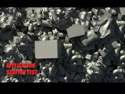 trash collection pile  3D model