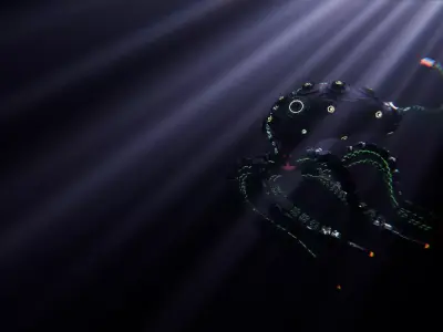 Robotic octopus 3D model
