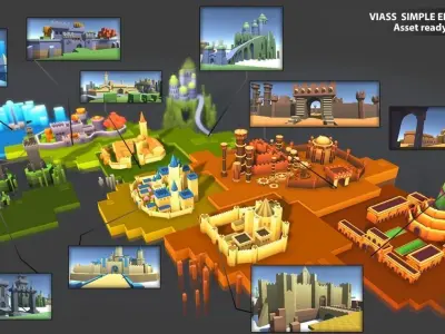 VIASS SIMPLE ADVENTURE PACK Low-poly 3D model