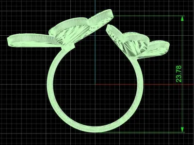 Jewelry ring 356 3D print model