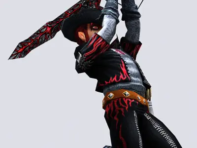 3DRT - Wicked Twins Elfboys Low-poly 3D model