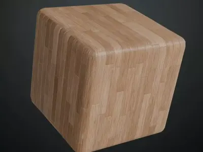 Natural Knotty Pine Wood PBR Texture