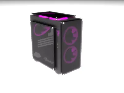 Gamer Computer Case Free 3D model