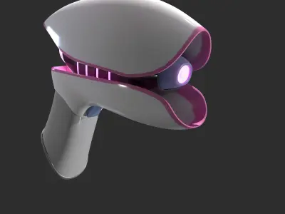 Portal Pistol Low-poly 3D model