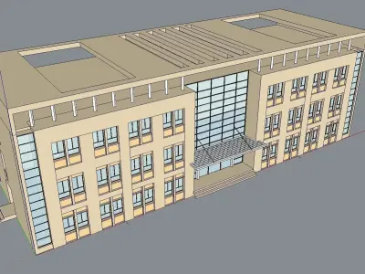 vacation spot-Resort-Fashion Leisure Hotel-089 3D model
