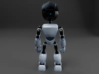 Robot  Low-poly 3D model purchase