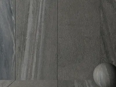 Stone Wall Tiles Santorini Fume 120x270 Set 4 Texture