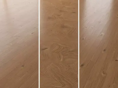 Parquet Oak Nut WWL set 7 3D model
