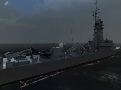 Victory Class Corvette 3D model