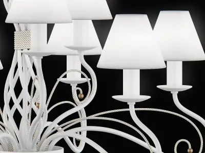 78209x Esedra Lightstar Chandelier 3D model