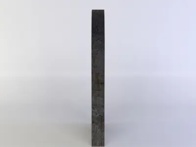 Window arched Low-poly 3D model