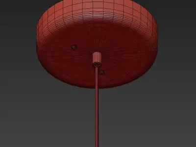 Wood pendant 3D model