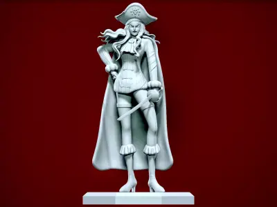 Whitey Bay - Whitebeard Pirates - One piece 3D print model