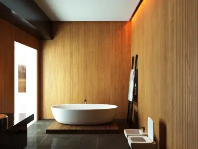 small bath  Free low-poly 3D model