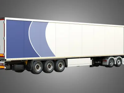 T520 Truck with Krone Cool Liner 3D model