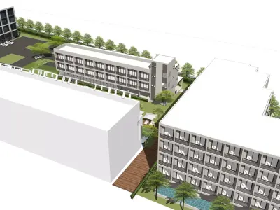 HOTEL IN PHUKET 3D model