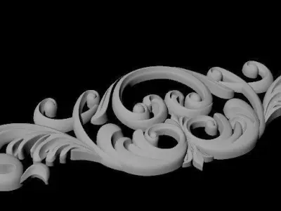dekor ornate design 3D model 3