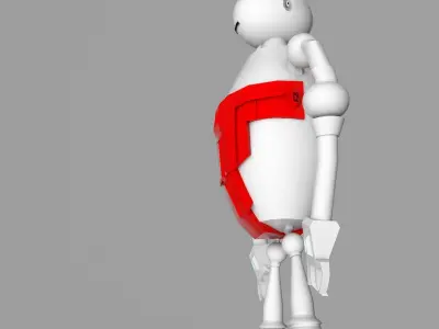 Robot humanoid 3D model